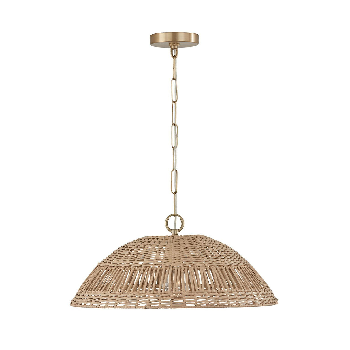 Capital Lighting 347511MA Naomi 1 Light Pendant Matte Brass