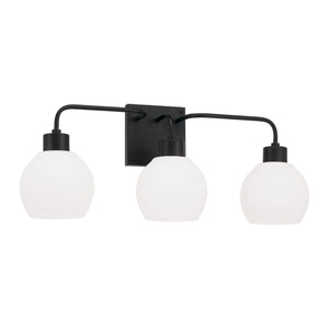 Capital Lighting 120031MB-540 Tanner 3 Light Vanity Matte Black