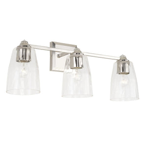 Capital Lighting 141831PN-509 Laurent 3 Light Vanity Polished Nickel