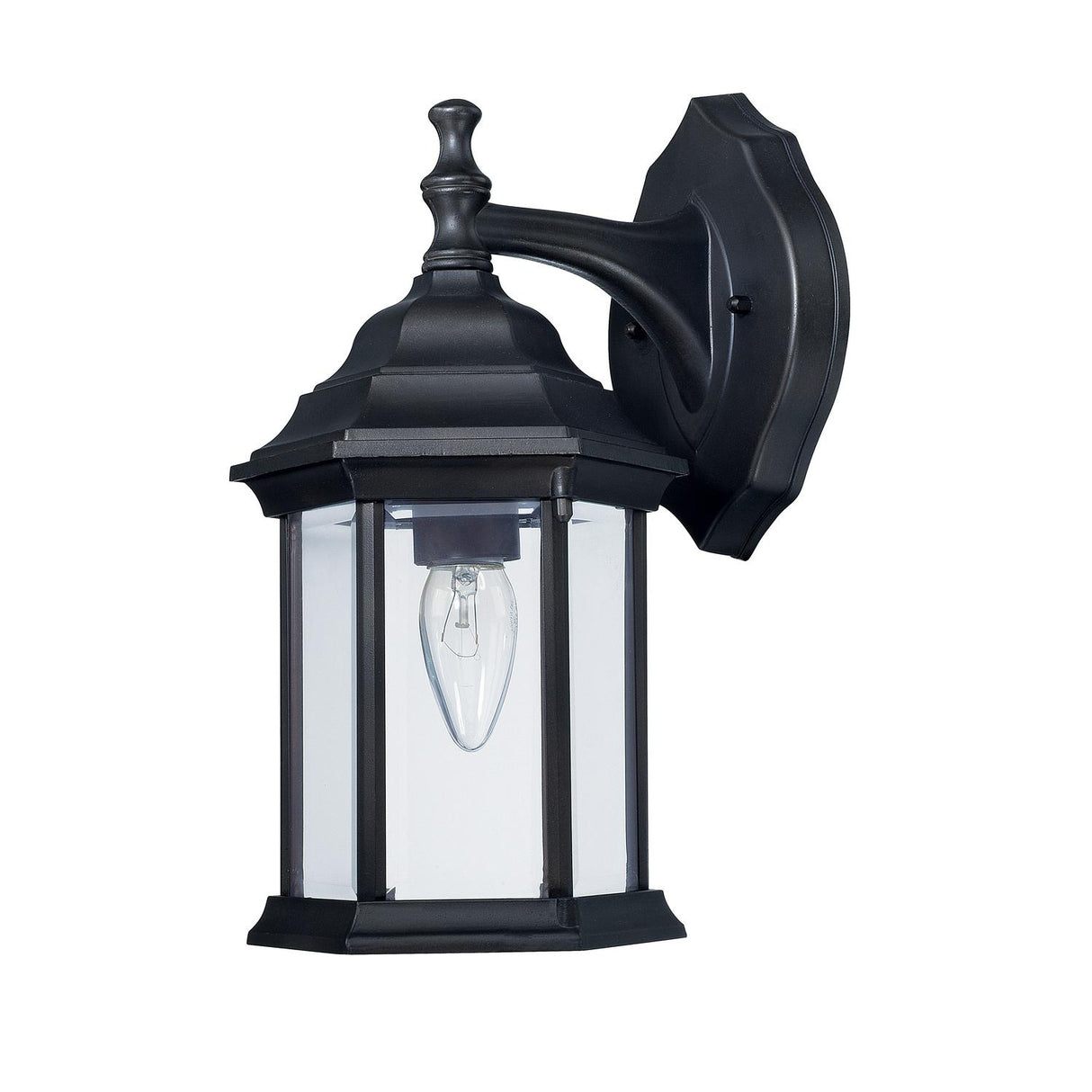 Capital Lighting 9830BK Outdoor 1 Light Outdoor Wall Lantern Black