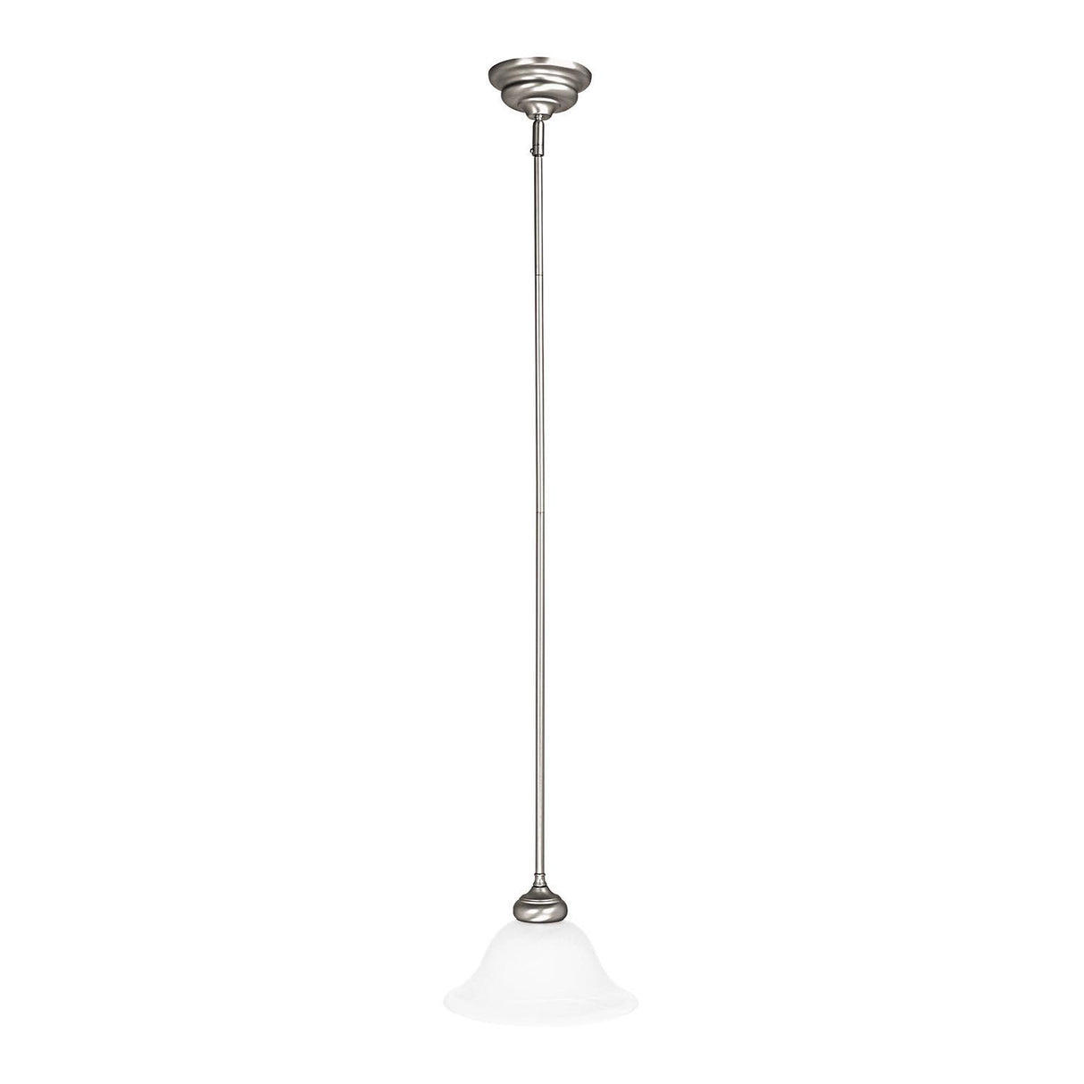 Capital Lighting 3150MN-224 Samuel 1 Light Pendant Matte Nickel