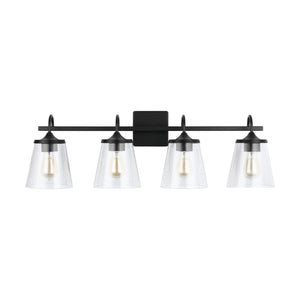 Capital Lighting 139142MB-496 Jayne 4 Light Vanity Matte Black