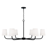 Capital Lighting 449461MB-706 Brody 6 Light Chandelier Matte Black