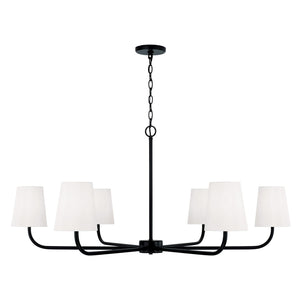 Capital Lighting 449461MB-706 Brody 6 Light Chandelier Matte Black