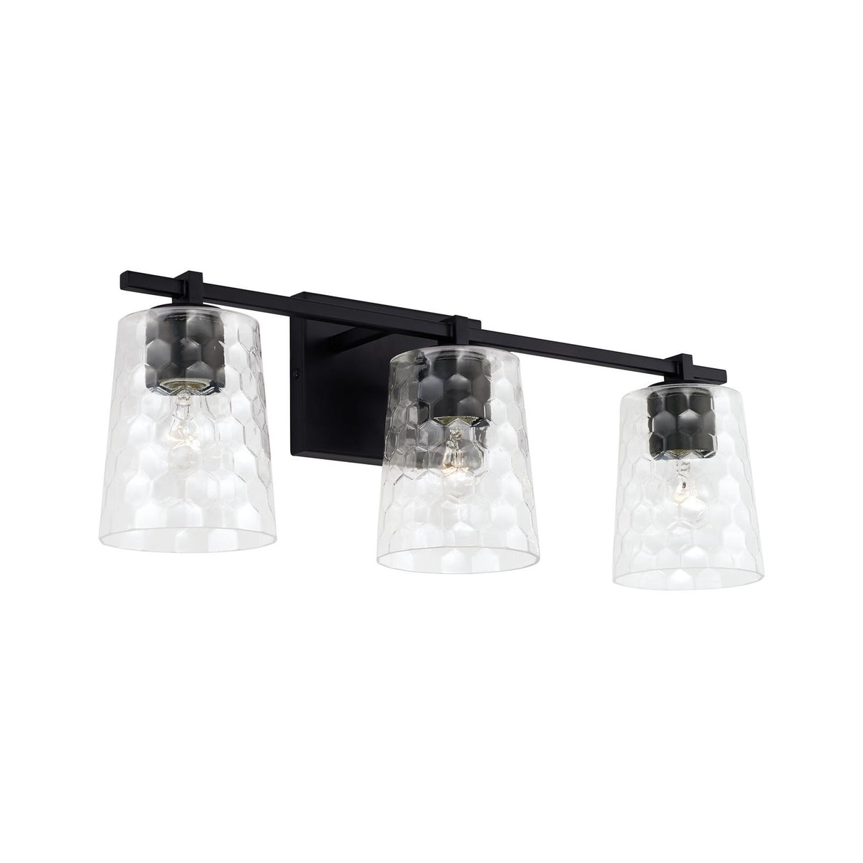 Capital Lighting 143531MB-517 Burke 3 Light Vanity Matte Black