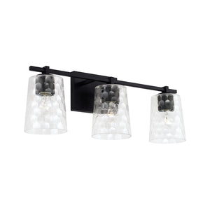 Capital Lighting 143531MB-517 Burke 3 Light Vanity Matte Black