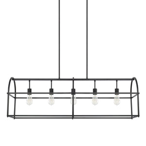 Capital Lighting 825751MB Aubrey 5 Light Island Matte Black