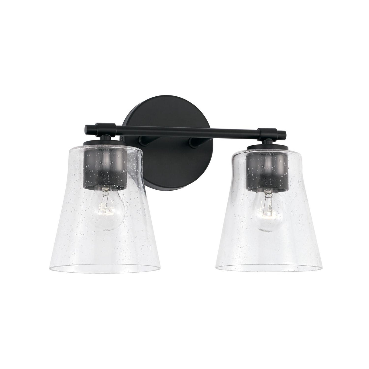 Capital Lighting 146921MB-533 Baker 2 Light Vanity Matte Black
