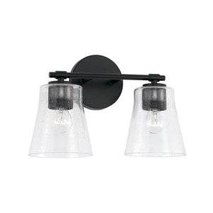 Capital Lighting 146921MB-533 Baker 2 Light Vanity Matte Black