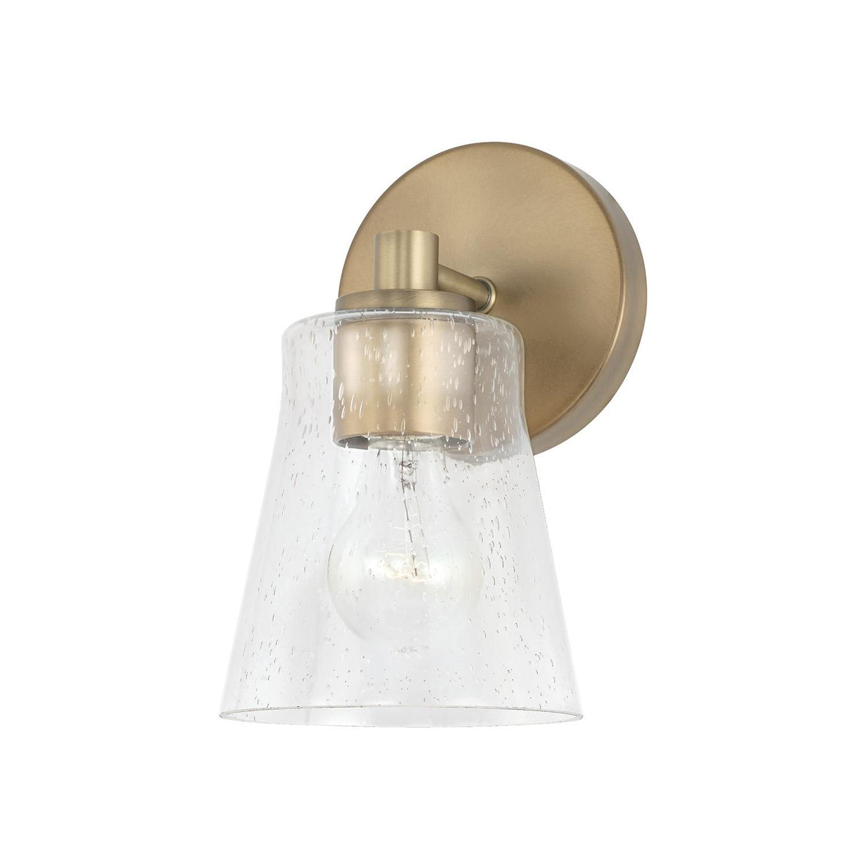 Capital Lighting 646911AD-533 Baker 1 Light Sconce Aged Brass