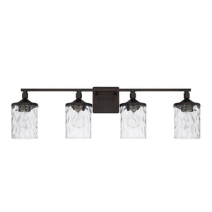 Capital Lighting 128841BZ-451 Colton 4 Light Vanity Bronze