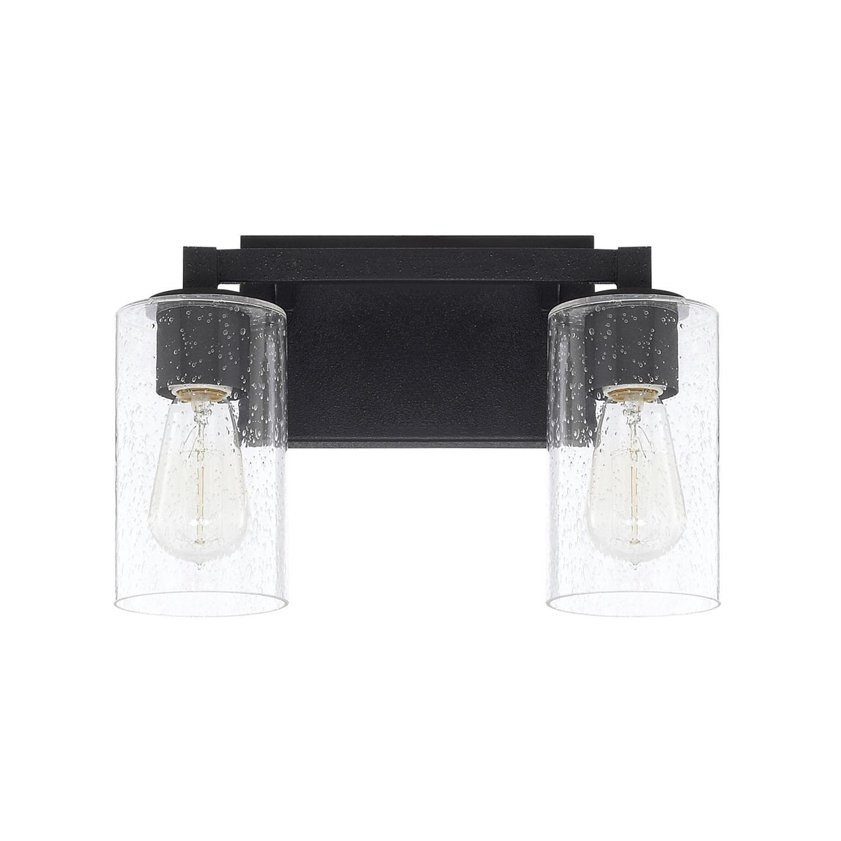 Capital Lighting 119821BI-435 Ravenwood 2 Light Vanity Black Iron
