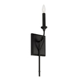 Capital Lighting 641611BI Bentley 1 Light Sconce Black Iron