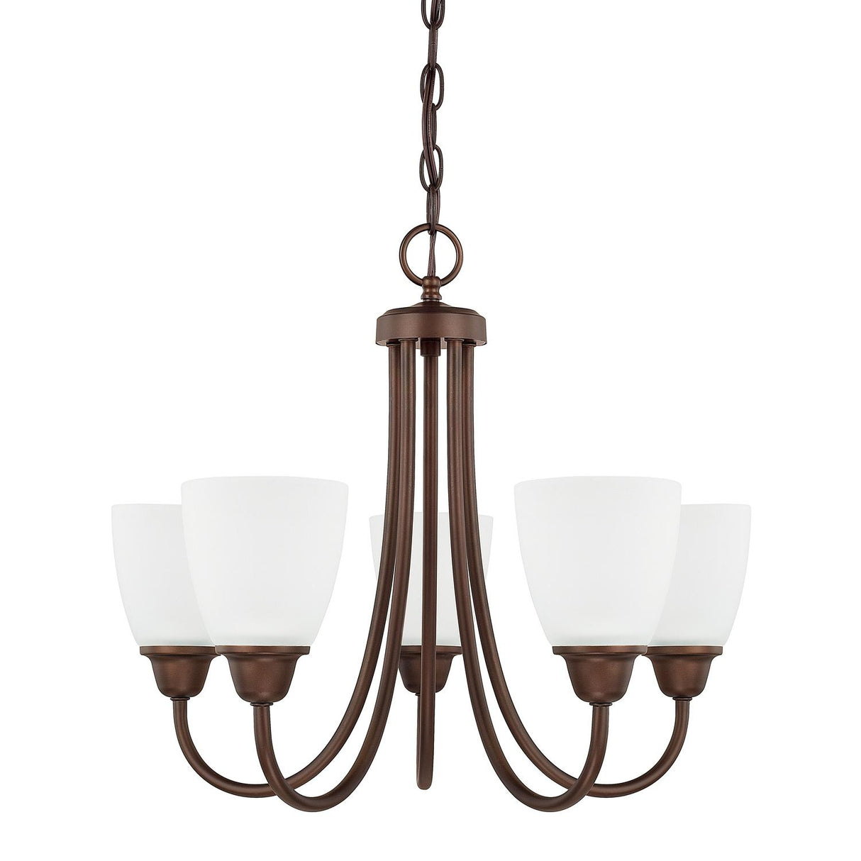 Capital Lighting 415151BZ-337 Trenton 5 Light Chandelier Bronze