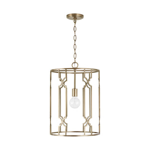 Capital Lighting 338911AD Jordyn 1 Light Pendant Aged Brass
