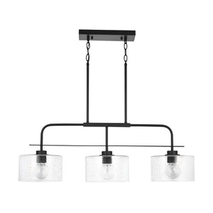 Capital Lighting 838435MB Jake 3 Light Island Matte Black