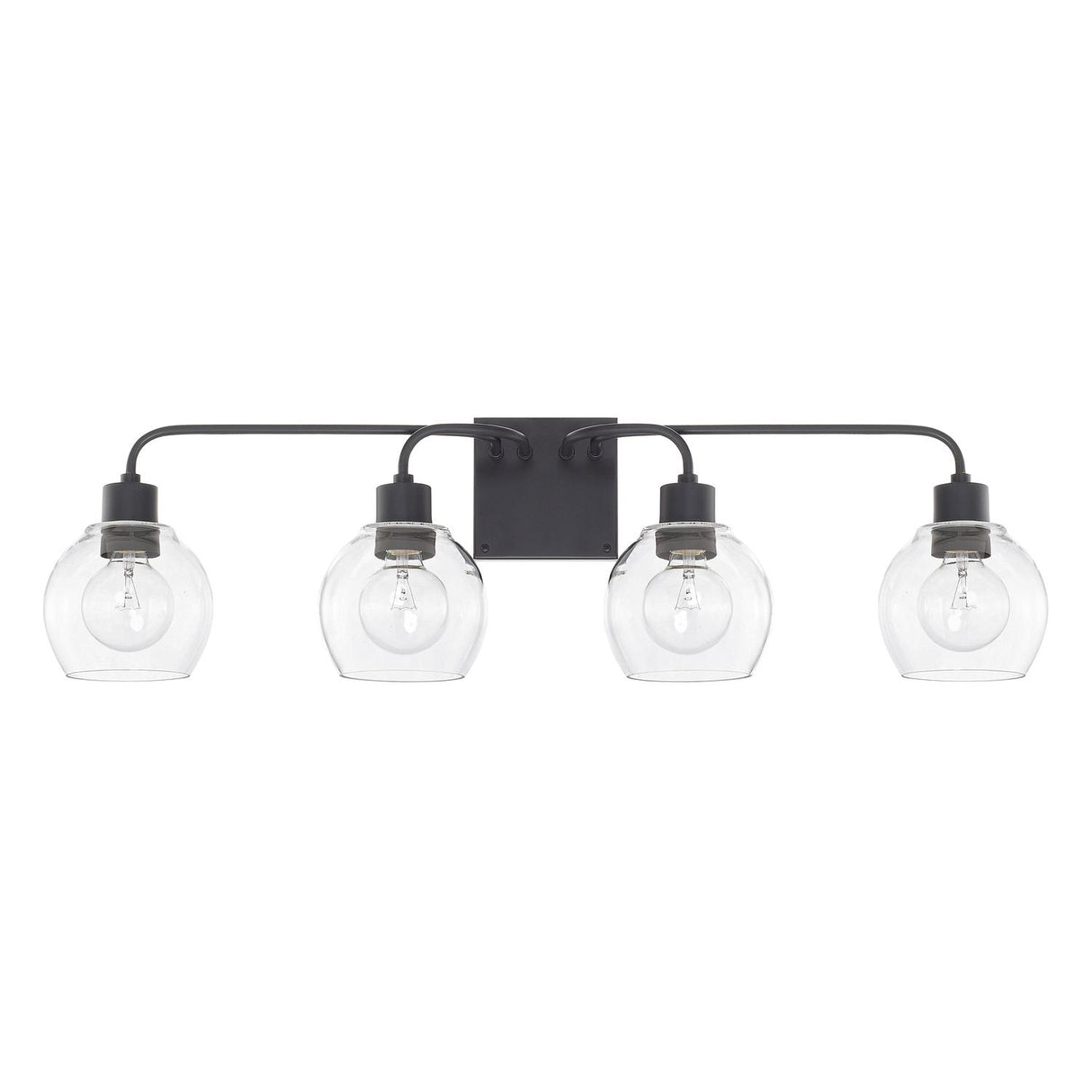 Capital Lighting 120041MB-426 Tanner 4 Light Vanity Matte Black