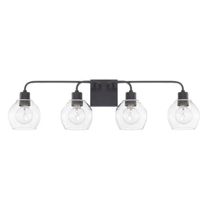 Capital Lighting 120041MB-426 Tanner 4 Light Vanity Matte Black