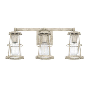 Capital Lighting 127431MS Beaufort 3 Light Vanity Mystic Sand