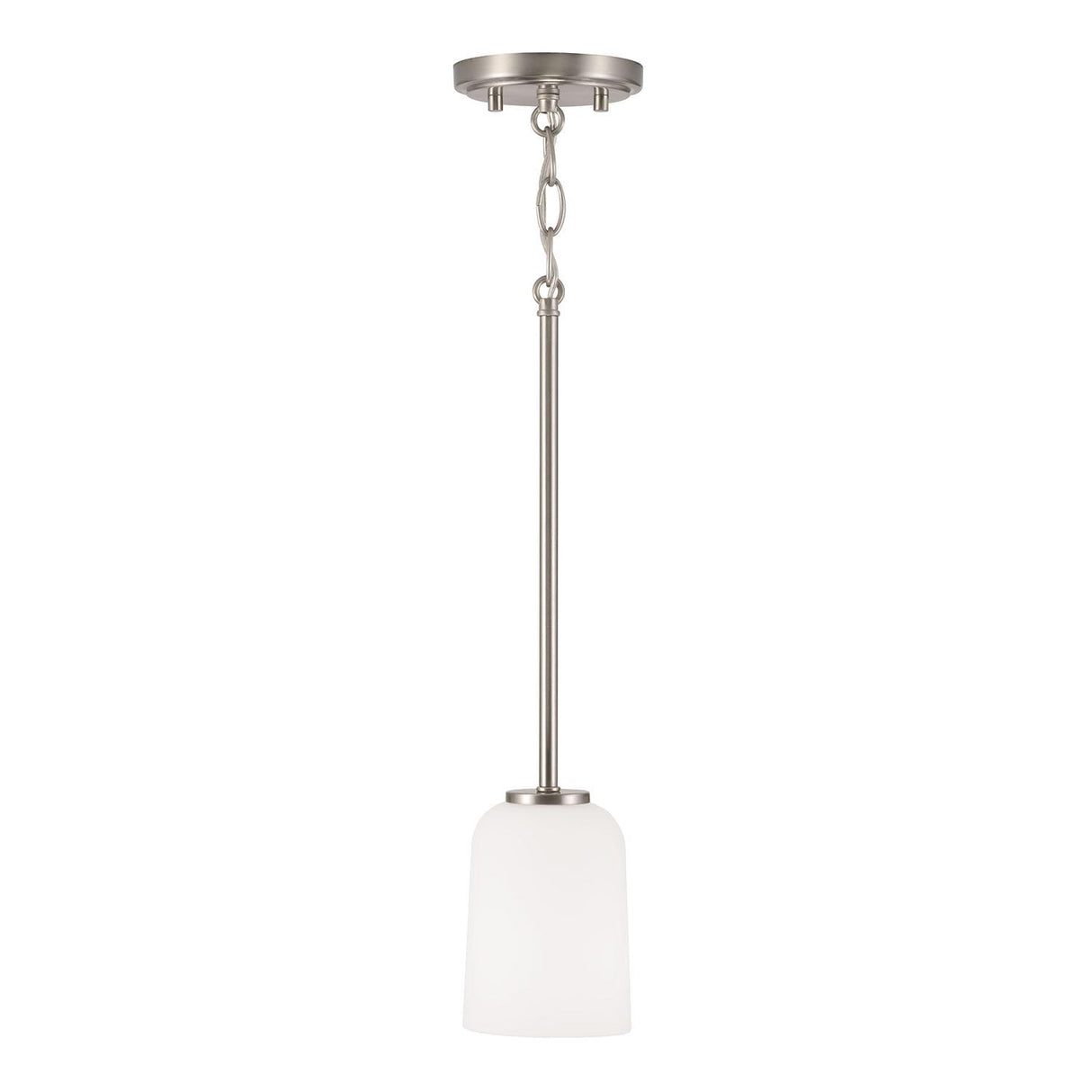 Capital Lighting 348812BN-542 Lawson 1 Light Mini Pendant Brushed Nickel
