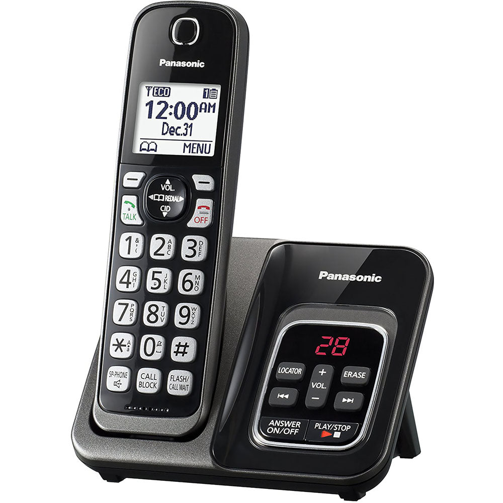 Panasonic KX-TGD530M Dect 6.0 Plus,1HS,Talking CID,TAD,150 Call Block,1.6"White LCD,Hads.Loca