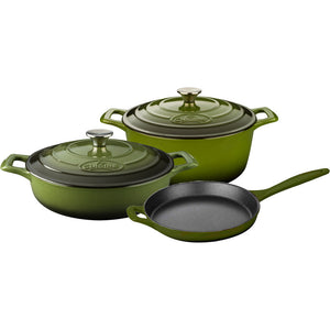 La Cuisine LC 2650MB 5 pc set, Pro Range 3.75QT Saute w/lid, 6.5QT Round w/lid, 10