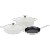 La Cuisine LC 2680MB 5 pc set, Pro Range 3.75QT Saute w/lid, 6.5QT Round w/lid, 10" Fry Pan