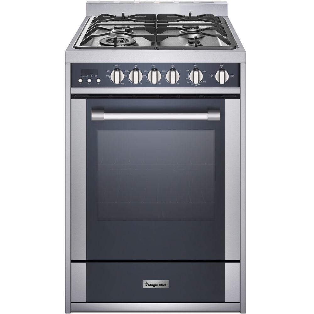 Magic Chef MCSRG24S 24" Gas Freestanding Range, Convection Oven