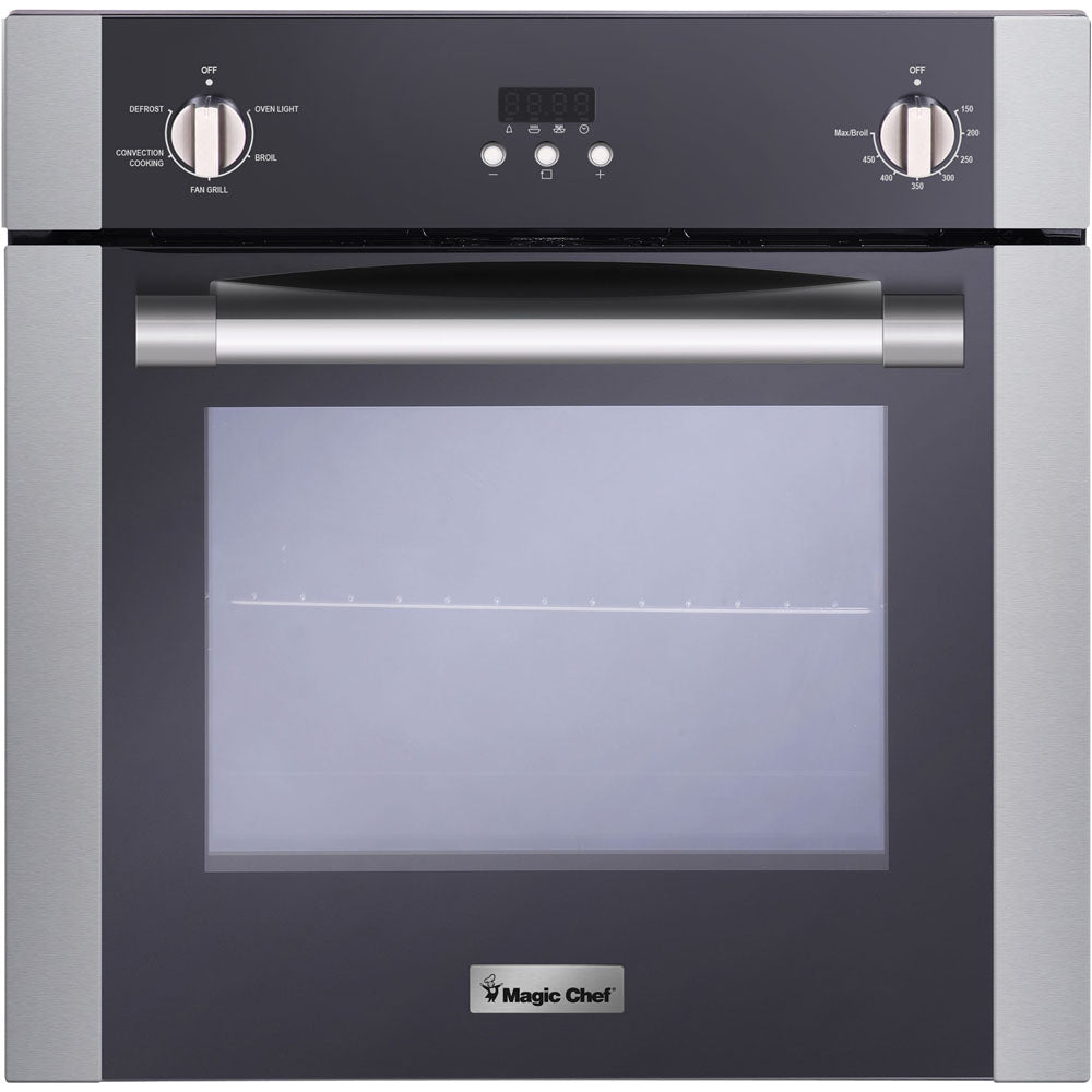 Magic Chef MCSWOE24S 24" Built In Wall Oven, Fan Convection