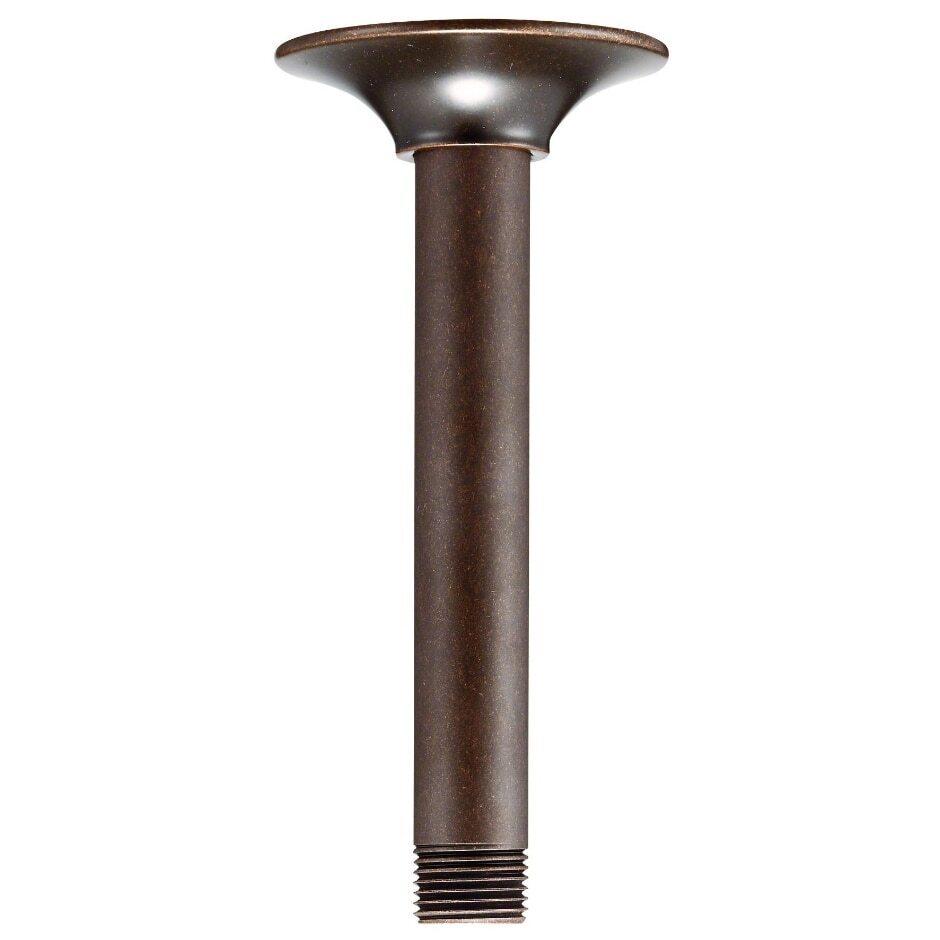 Gerber 6" Ceiling Mount Showerarm - Tumbled Bronze