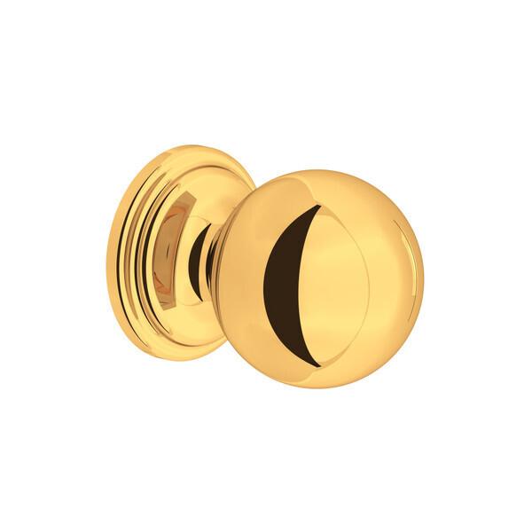 Small Rounded Drawer Pull Knobs - Set of 5 English Gold