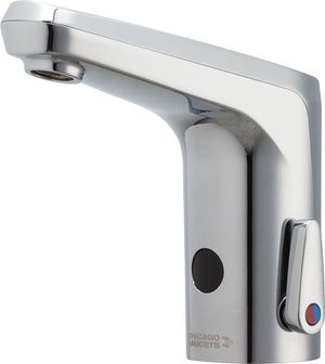 Chicago Faucets E80-A11A-17ABCP Bathroom-Sink-faucets, Polished Chrome