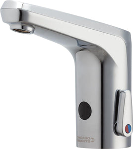 Chicago Faucets E80-A11A-17ABCP Bathroom-Sink-faucets, Polished Chrome