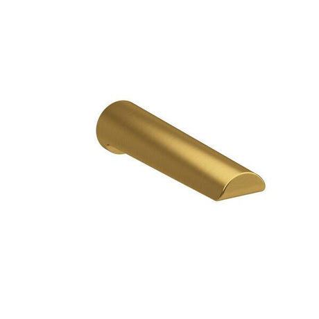 Parabola™ Wall Mount Tub Spout Brushed Gold