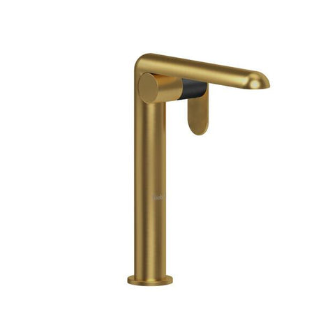 Ciclo™ Single Handle Tall Lavatory Faucet Brushed Gold (PVD)/Black