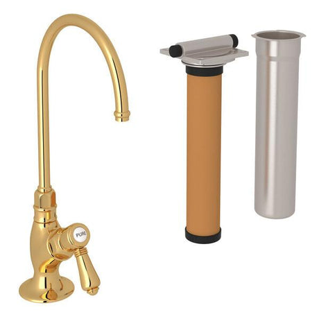 San Julio® Filter Kitchen Faucet Kit Italian Brass