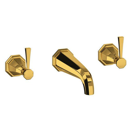 Deco™ Wall Mount Tub Filler Unlacquered Brass