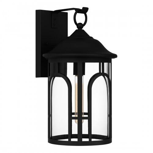 Quoizel Brampton Wall Lantern In Matte Black