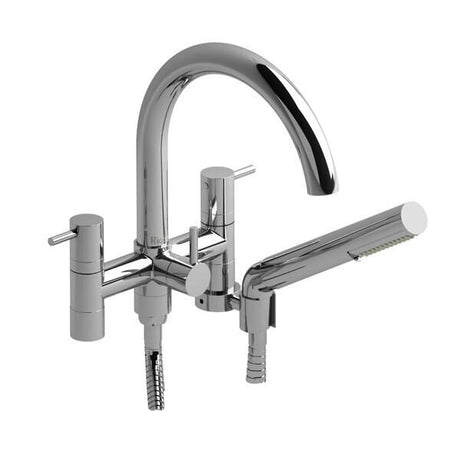 CS Two Hole Tub Filler Without Risers Chrome