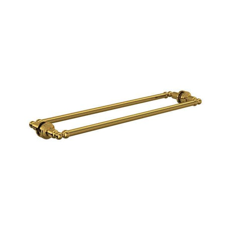24" Shower Door Pull Handle Unlacquered Brass
