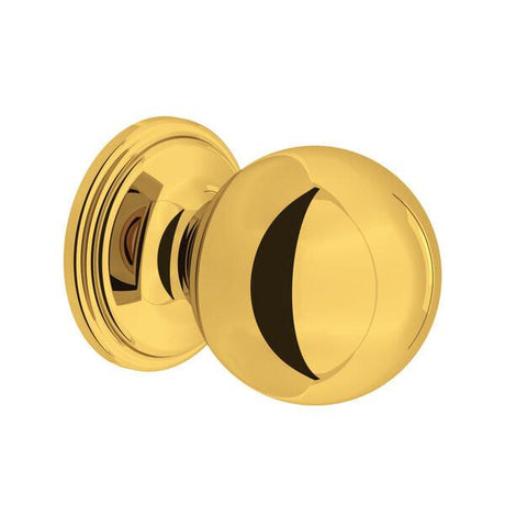 Large Rounded Drawer Pull Knobs - Set of 5 Unlacquered Brass