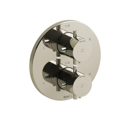Pallace™ 3/4" Therm & Pressure Balance Trim with 6 Functions (Shared) Polished Nickel