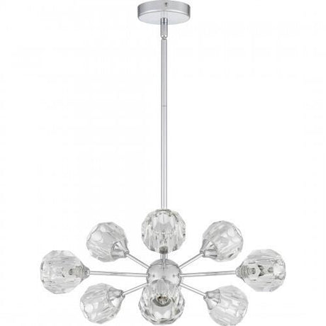 Quoizel Spellbound Chandelier In Polished Chrome