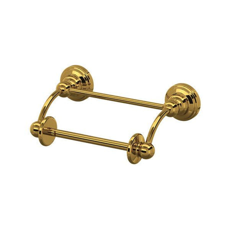 Edwardian™ Toilet Paper Holder With Lift Arm Unlacquered Brass