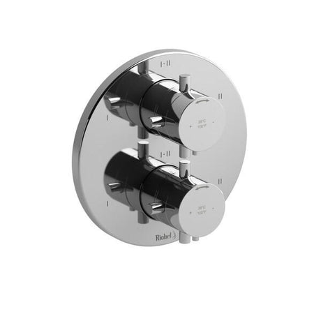 Pallace™ 3/4" Therm & Pressure Balance Trim with 6 Functions (Shared) Chrome