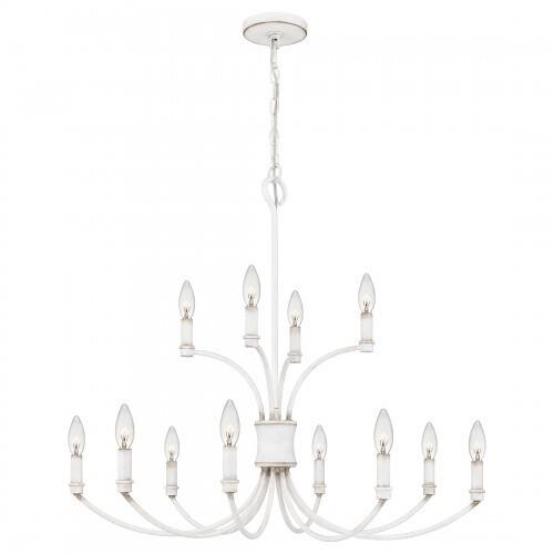 Quoizel Briar Chandelier In Antique White