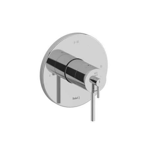 GS 1/2" Therm & Pressure Balance Trim with 3 Functions (Shared) Chrome