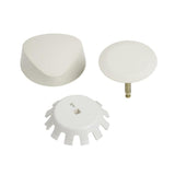 Geberit 151.550.AA.1 Traditional Plastic TurnControl Trim Kit, Bone