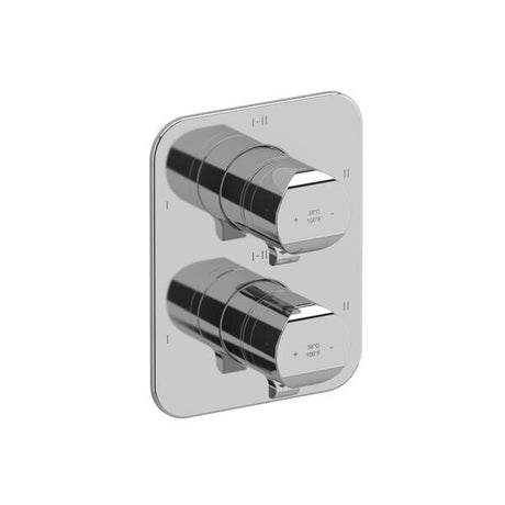 Salomé™ 3/4" Therm & Pressure Balance Trim with 6 Functions (Shared) Chrome