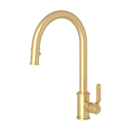 Armstrong™ Pull-Down Kitchen Faucet With C-Spout Satin English Gold